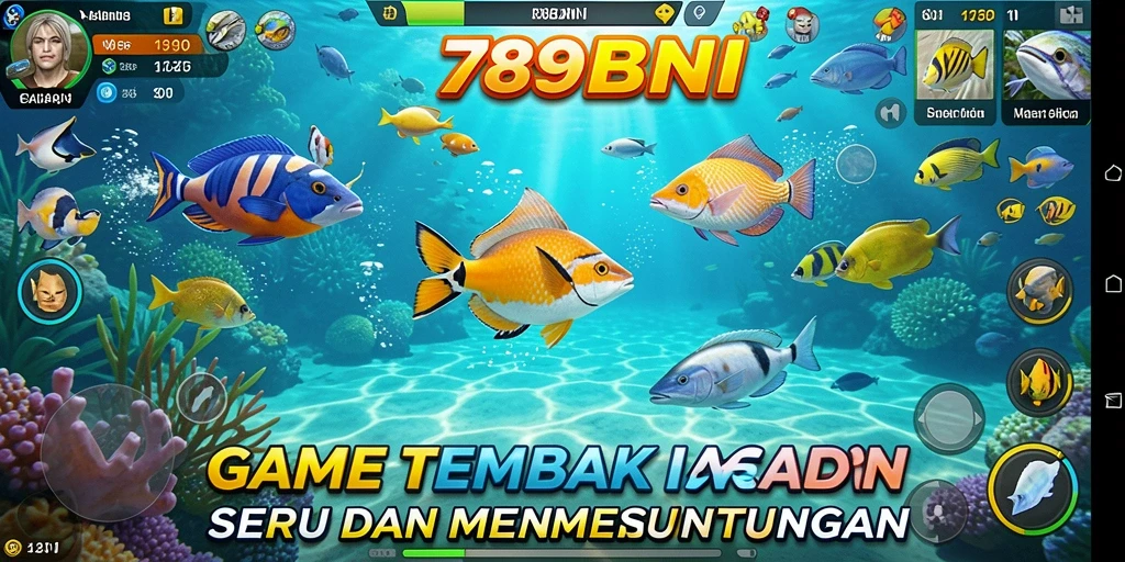 Tampilan menarik dari gameplay Tembak Ikan 789BNI