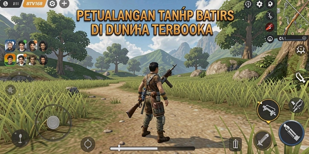 Screenshot BTV168 menampilkan gameplay eksplorasi dunia terbuka yang dinamis.