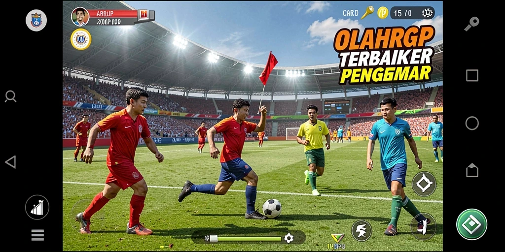 Tampilan menarik dari gameplay HARAPJP yang mendebarkan dalam olahraga.