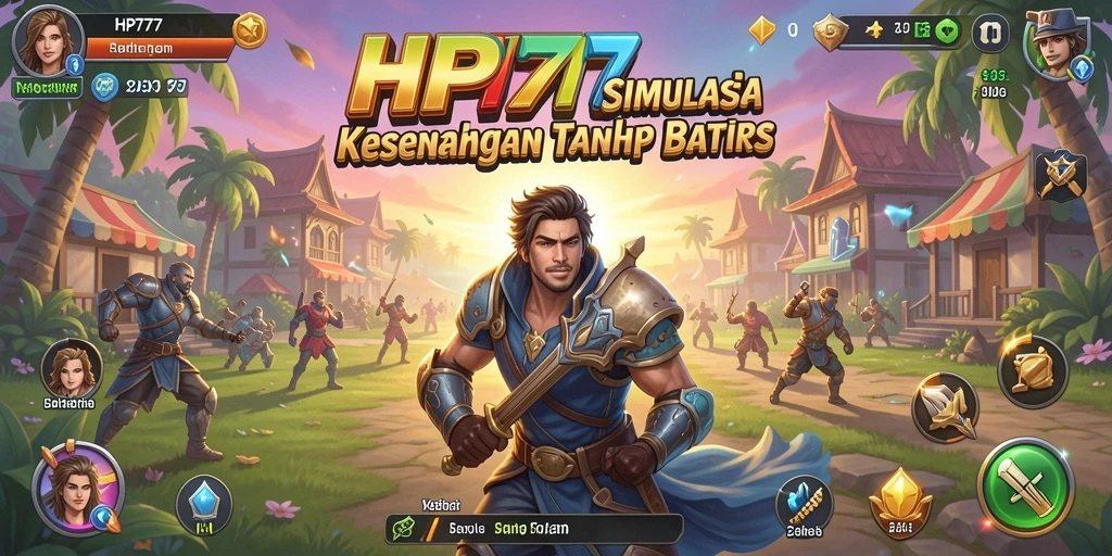 Tangkapan layar gameplay HP777 dengan simulasi yang menyenangkan.