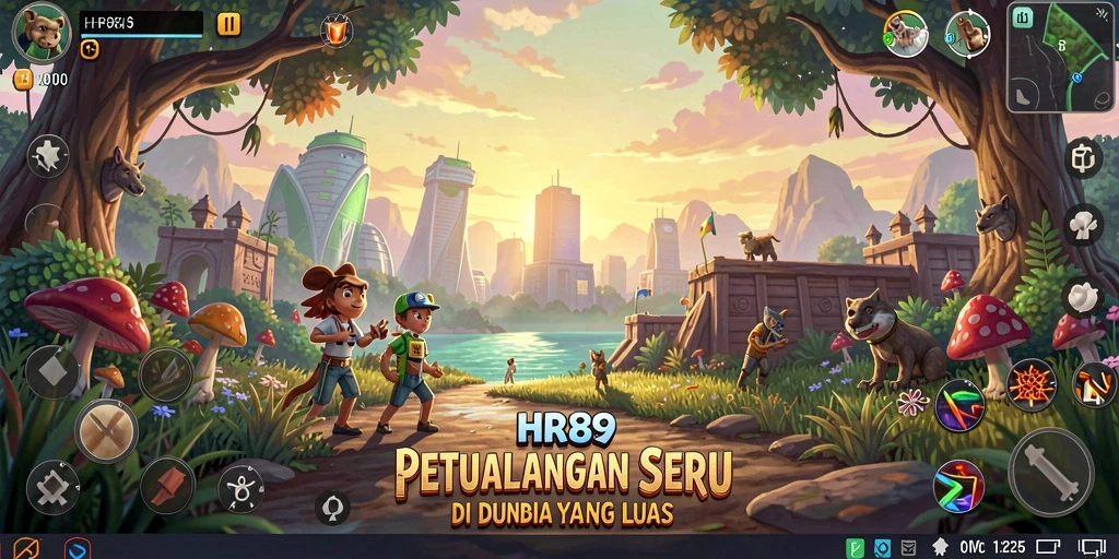 Screenshot HR89 menunjukkan momen gameplay yang mendebarkan dalam petualangan.