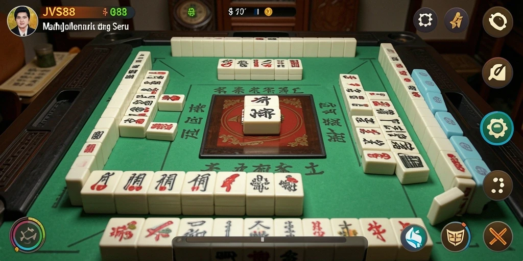 Screenshot utama JVS88 menampilkan aksi bermain Mahjong yang seru dan menarik.