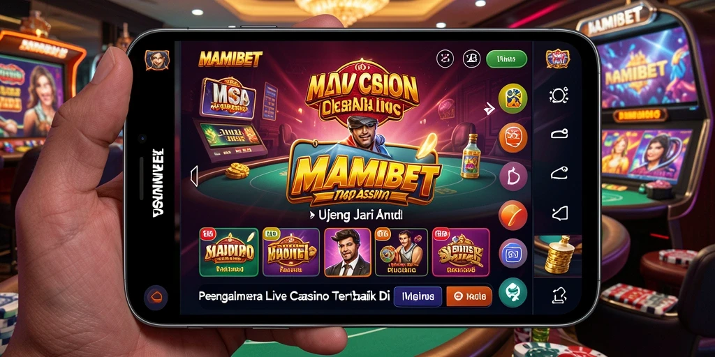 Tampilan gameplay MAMIBET yang menawan dalam Live Casino.