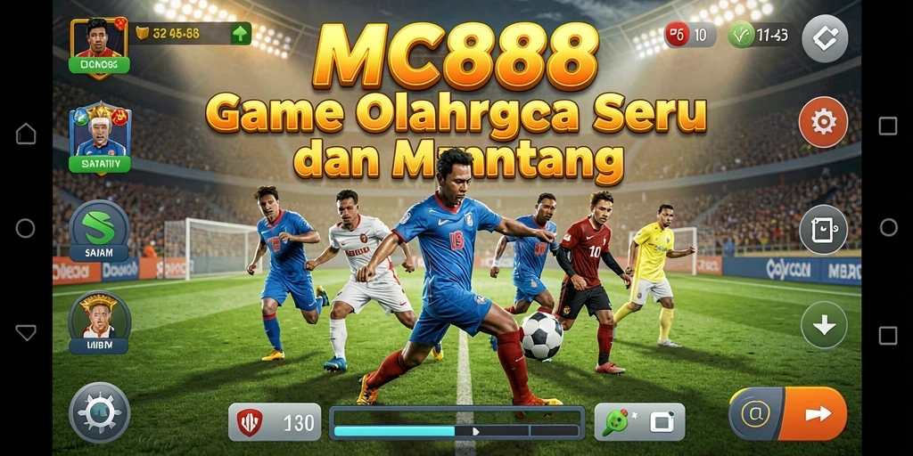 Tampilan gameplay MC888 yang menampilkan aksi olahraga yang mendebarkan.