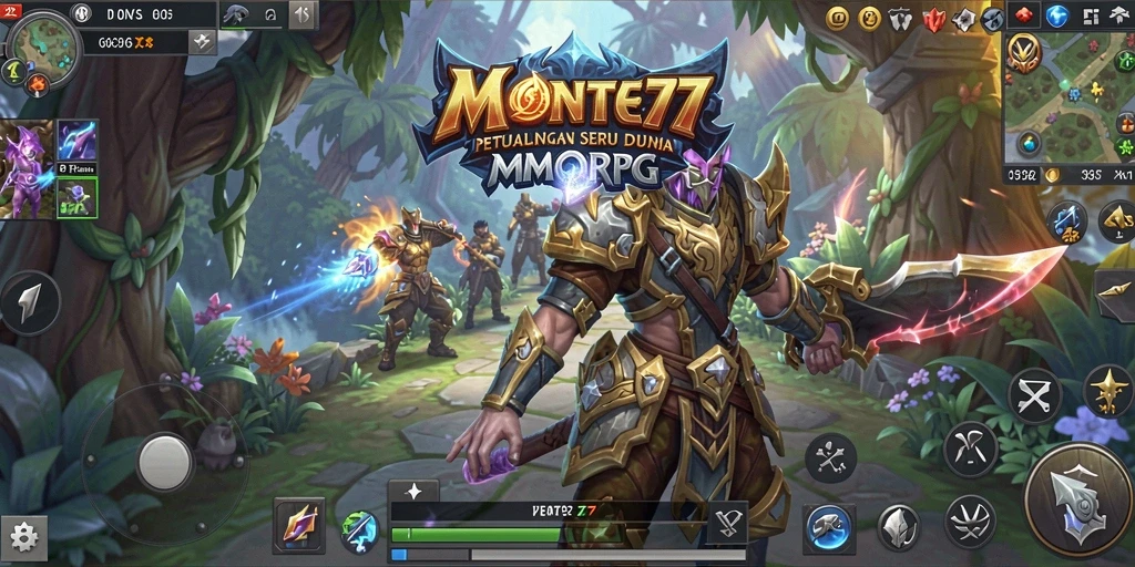 Gameplay seru dalam dunia MONTE77 yang memukau.
