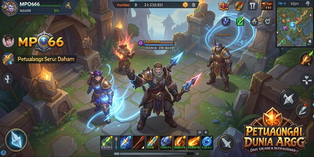 Tampilan gameplay MPO666 yang penuh aksi dalam dunia ARPG.
