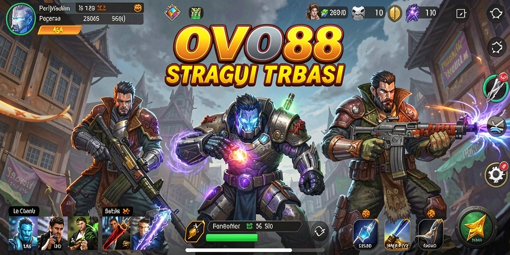 Tampilan gameplay menarik OVO88 dengan elemen strategi.