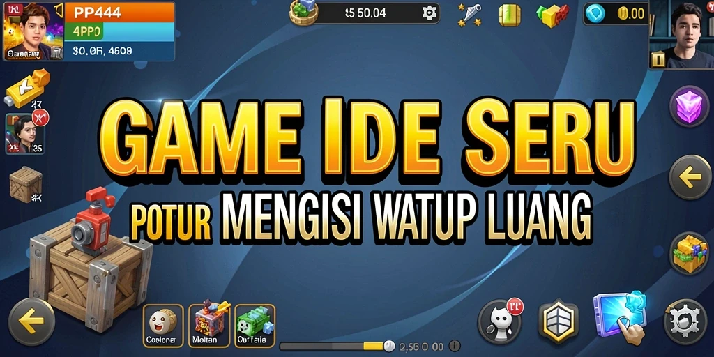 Tampilan gameplay PP444 yang menarik dengan elemen idle yang menyenangkan.