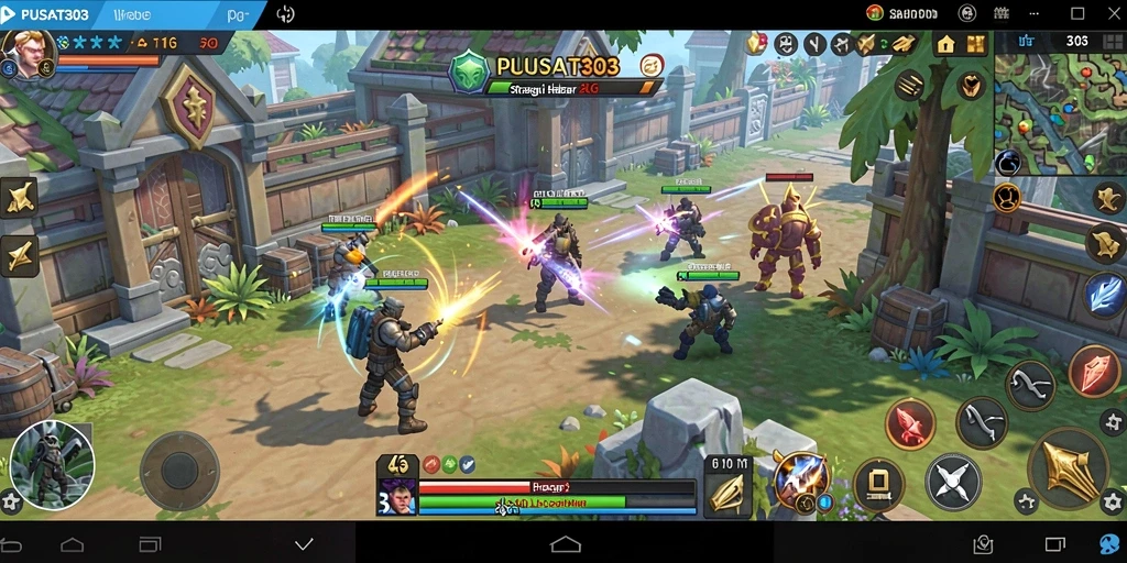 Tampilan gameplay menawan dari PUSAT303 yang memikat pemain.