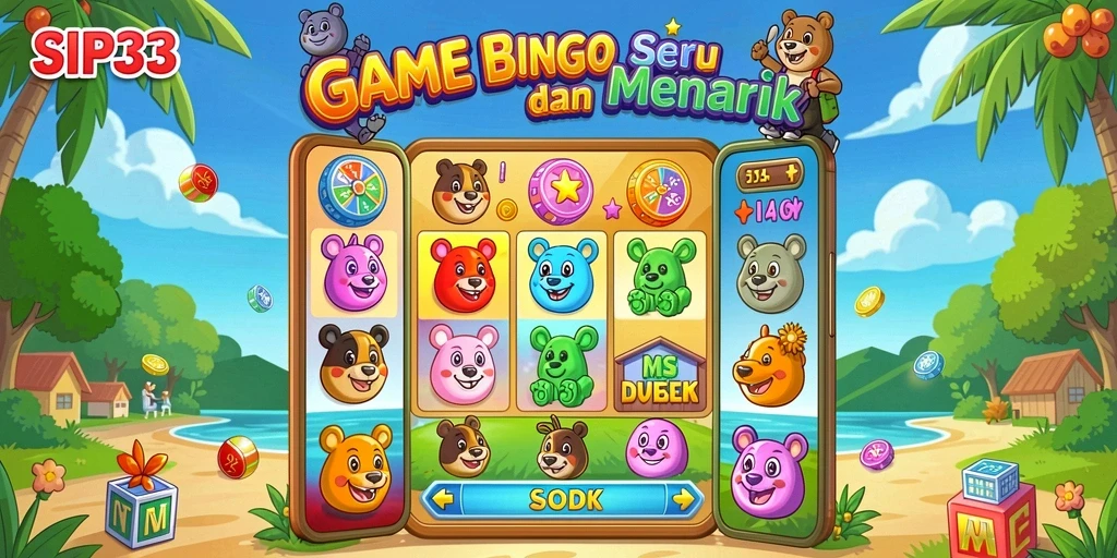 Tampilan menarik saat bermain Bingo di SIP33.