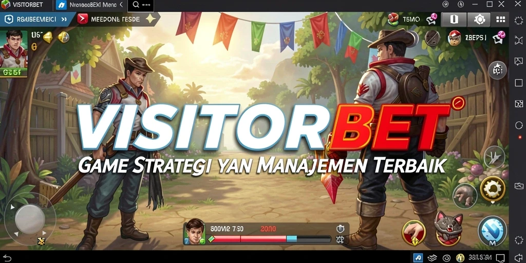Tampilan gameplay menegangkan dalam VISITORBET yang menguji strategi pemain.