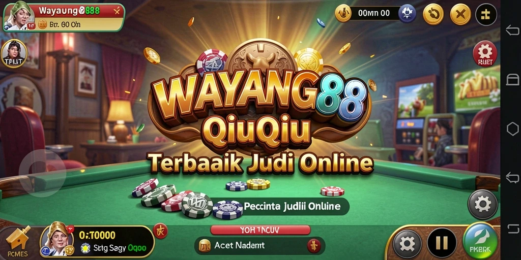 Tampilan gameplay seru dari WAYANG88 dalam permainan QiuQiu.